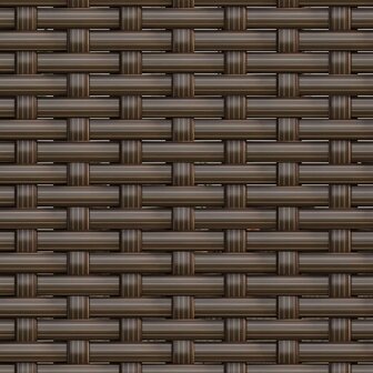 2-delige Loungeset met kussens poly rattan bruin