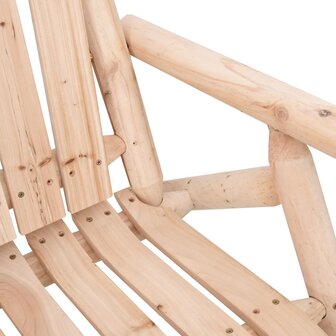3-Delige Loungeset Massief Vurenhout 1 Naturel