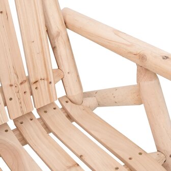 5-Delige Loungeset Massief Vurenhout 1 Naturel