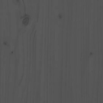 7-delige Loungeset met kussens massief hout grijs