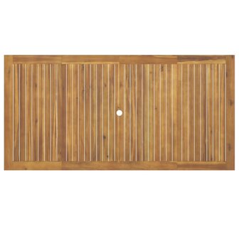 7-delige Tuinset massief acaciahout