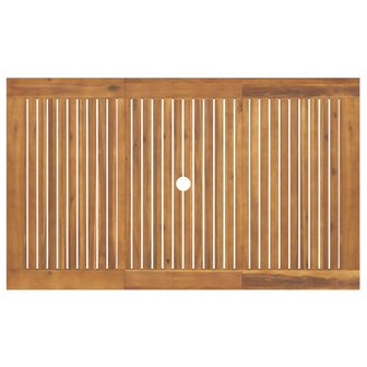 7-delige Tuinset massief acaciahout