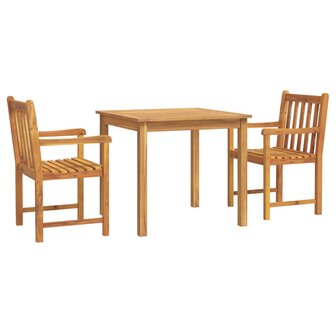 3-delige Tuinset massief acaciahout