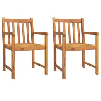 3-delige Tuinset massief acaciahout