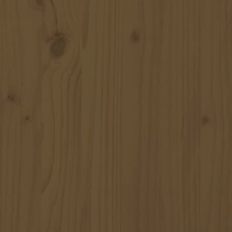 2-delige Loungeset met kussens massief hout honingbruin