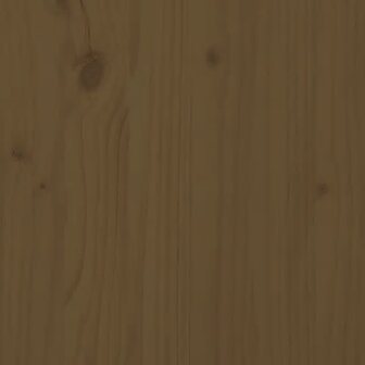 4-delige Loungeset met kussens massief hout honingbruin
