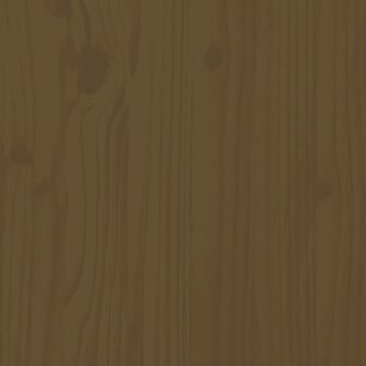 5-delige Loungeset met kussens massief hout honingbruin
