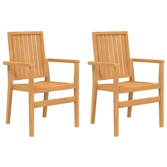 3-delige Tuinset massief teakhout