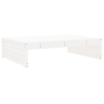 5-delige Loungeset massief grenenhout wit