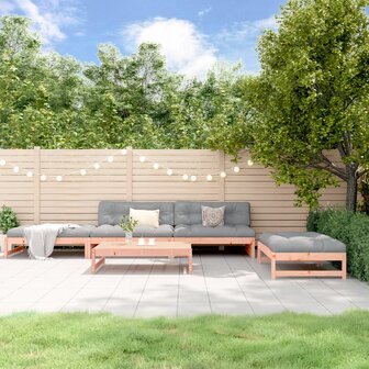 5-delige Loungeset massief douglashout