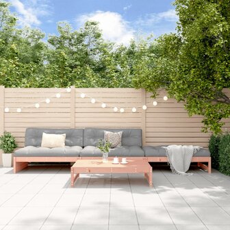 4-delige Loungeset massief douglashout