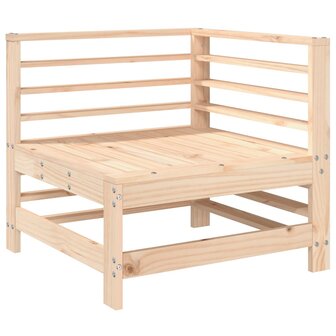 5-delige Loungeset massief grenenhout