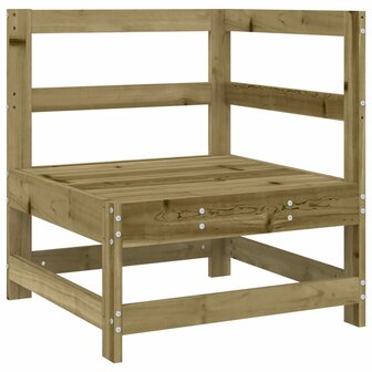 8-delige Loungeset ge&iuml;mpregneerd grenenhout