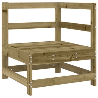 4-delige Loungeset ge&iuml;mpregneerd grenenhout