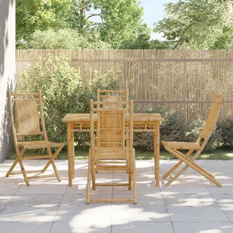5-delige Tuinset bamboe