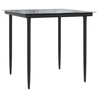 5-delige Tuinset met kussens poly rattan beige