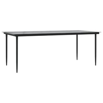 9-delige Tuinset met kussens poly rattan beige