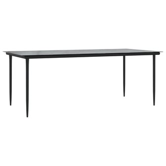 7-delige Tuinset met kussens poly rattan beige