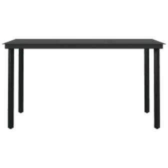 5-delige Tuinset met kussens poly rattan glas bruin