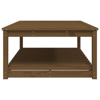 Tuintafel 121x82,5x45 cm massief grenenhout honingbruin
