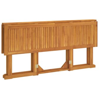 Tuintafel inklapbaar 150x90x75 cm massief teakhout