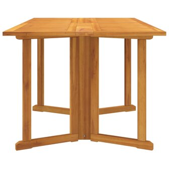 Tuintafel inklapbaar 150x90x75 cm massief teakhout