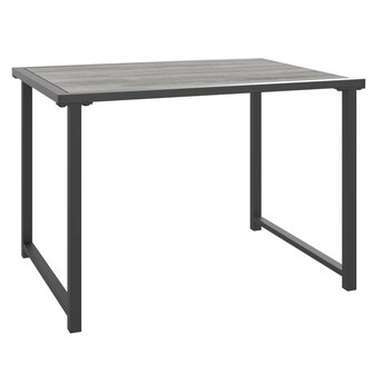 Tuintafel 55x40x37 cm staal antracietkleurig