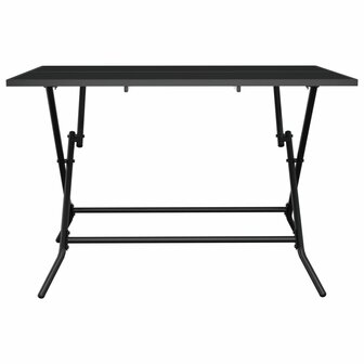 Tuintafel inklapbaar 110x80x72 cm staalgaas antracietkleurig