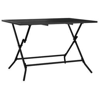 Tuintafel inklapbaar 110x80x72 cm staalgaas antracietkleurig
