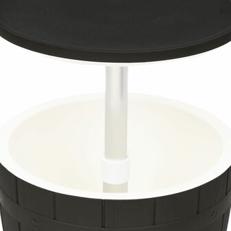 IJskoeltafel 3-in-1 polypropeen zwart