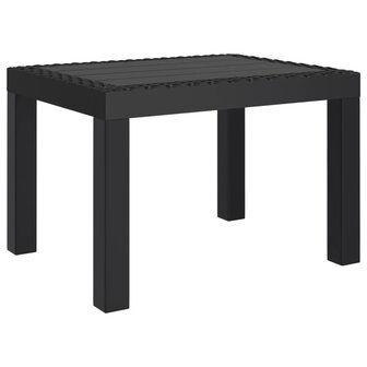 Tuintafel 59x47x40 cm PP antracietkleurig