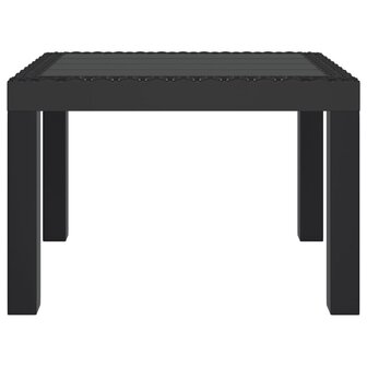 Tuintafel 59x47x40 cm PP antracietkleurig