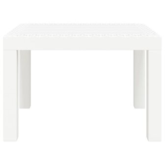 Tuintafel 59x47x40 cm PP wit