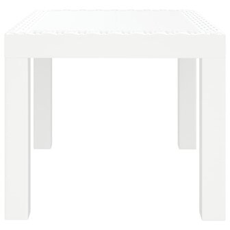 Tuintafel 59x47x40 cm PP wit