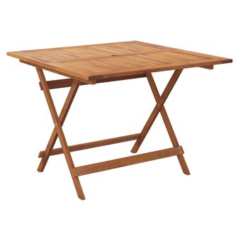 Tuintafel inklapbaar 90x90x75 cm massief acaciahout