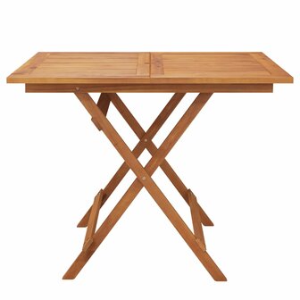 Tuintafel inklapbaar 90x90x75 cm massief acaciahout