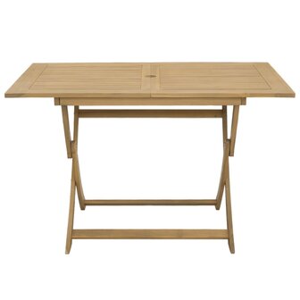 Tuintafel inklapbaar 120x70x75 cm massief acaciahout
