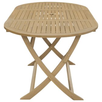 Tuintafel inklapbaar 160x85x75 cm massief acaciahout