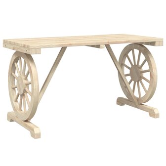 Tuintafel 115x55x65 cm massief vurenhout