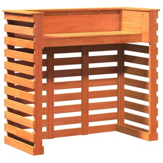 Tuinbartafel wasbruin 113,5x50x103 cm massief grenenhout