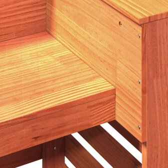 Tuinbartafel wasbruin 113,5x50x103 cm massief grenenhout