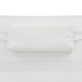 Ligbed met kussen poly rattan zwart
