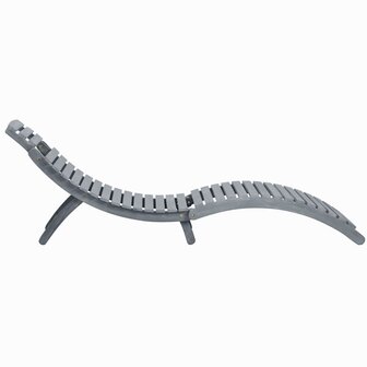 Ligbed massief acaciahout greywash