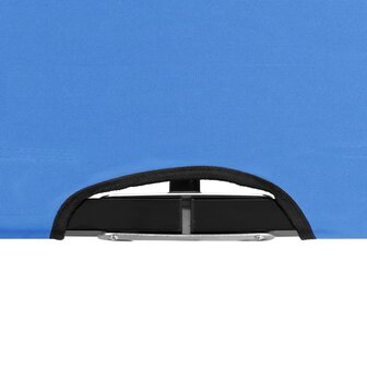 Ligbed 2-persoons inklapbaar staal blauw