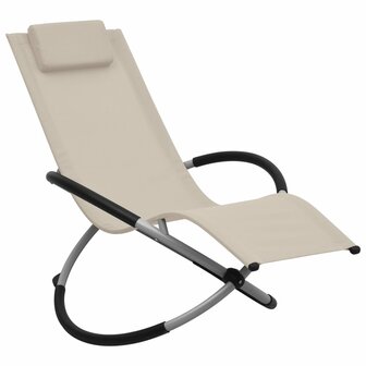 Kinderligbed staal cr&egrave;mekleurig