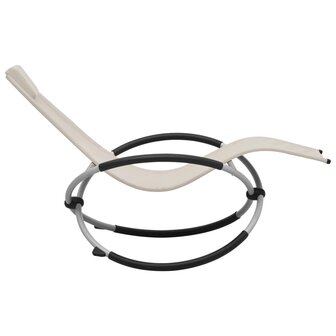 Kinderligbed staal cr&egrave;mekleurig