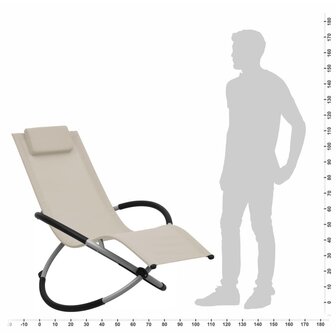 Kinderligbed staal cr&egrave;mekleurig