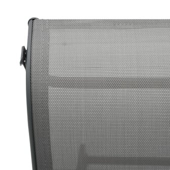 Ligbed aluminium en textileen