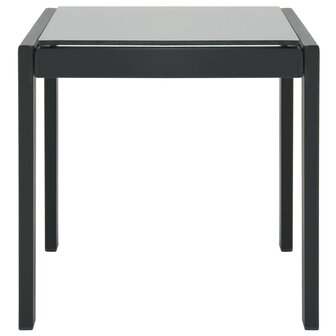 Ligbedden 2 st met tafel textileen en staal