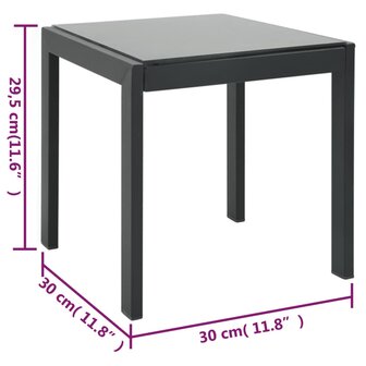 Ligbedden 2 st met tafel textileen en staal
